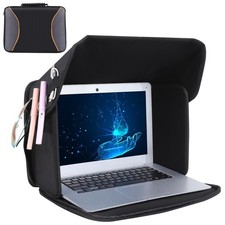 Laptop Sun Shade Laptop Sun Glare Shield Privacy Screen Hood Lightweight Lapt...