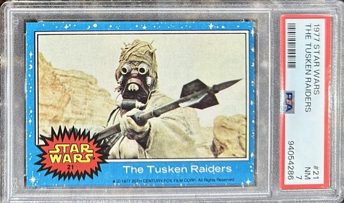 1977 Topps Star Wars #21 The Tusken Raiders — PSA 7