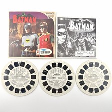 VTG View Master BATMAN in "The Purr-fect Crime" 3 Reel Set B492 w/ Booklet 1966