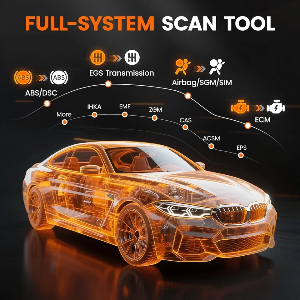 ANCEL BM700 KFZ OBD2 Diagnosegerät für BMW Group Fahrzeug Diagnose Öl EPB DPF - Bild 3 von 4