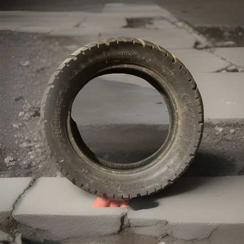 10 Inch 10x3 Tubeless Tire Rubber 80/65-6