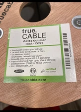 True Cable Cat 5e Unshielded Ethernet Cable 1000’