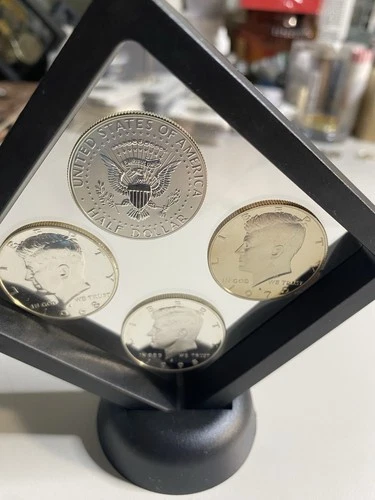 Lot Of Four Kennedy Halves With A 2018 Reverse Proof At 199 Thousand Mage