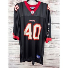VTG Mike Alstott Tampa Bay Buccaneers Reebok Authentic NFL Jersey 40 Football XL