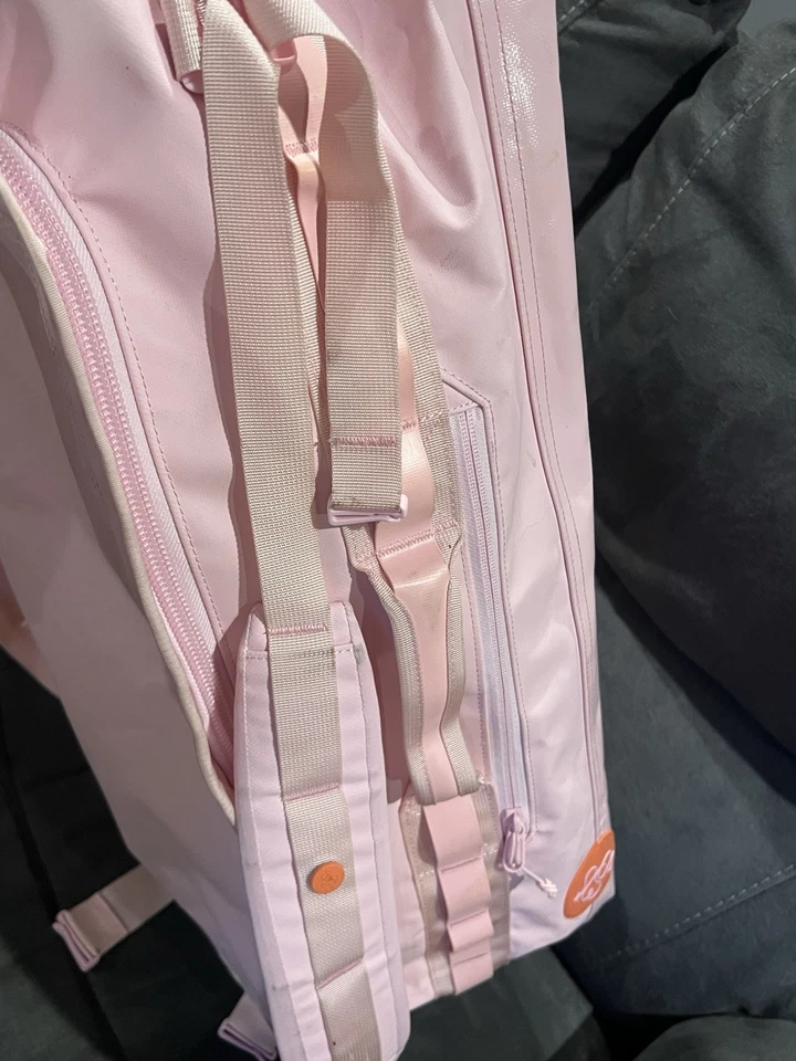 Baboon to the Moon Large Duffel Backpack 60L Exterior Pink & Beautiful Inside - Image 4 of 4