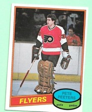 (1) PETE PEETERS 1980-81 O-PEE-CHEE # 279 FLYERS ROOKIE EX-MT CARD (M9992). rookie card picture