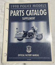 HARLEY DAVIDSON 1998 POLICE MODELS PARTS CATALOG SUPPLEMENT 99545-98