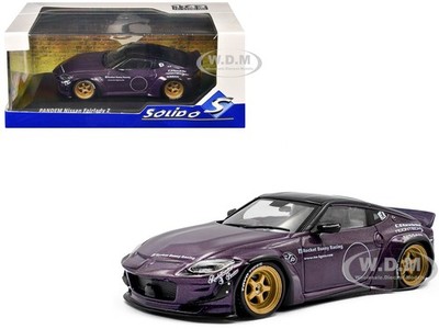 2022 NISSAN PANDEM FAIRLADY Z RHD PURPLE 1/43 DIECAST MODEL BY SOLIDO S4315502