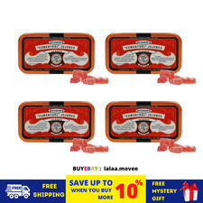 4 x 50g Hudson's Eumenthol Jujubes Classic zur Erfrischung von Mund und Atem