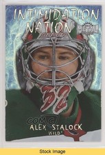 2020-21 Skybox Metal Universe Intimidation Nation Alex Stalock #IN-32 READ 0zu