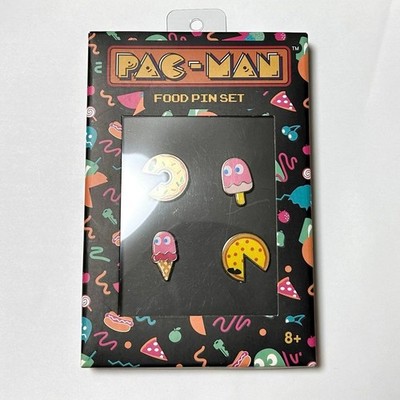 PAC MAN Food Pin Set PAC MAN Design Ice Cream and Cookie Theme Collection