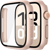 Apple Watch SchutzhüLle 2Er Set, GehäRteter Displayschutz, Kratzfest,