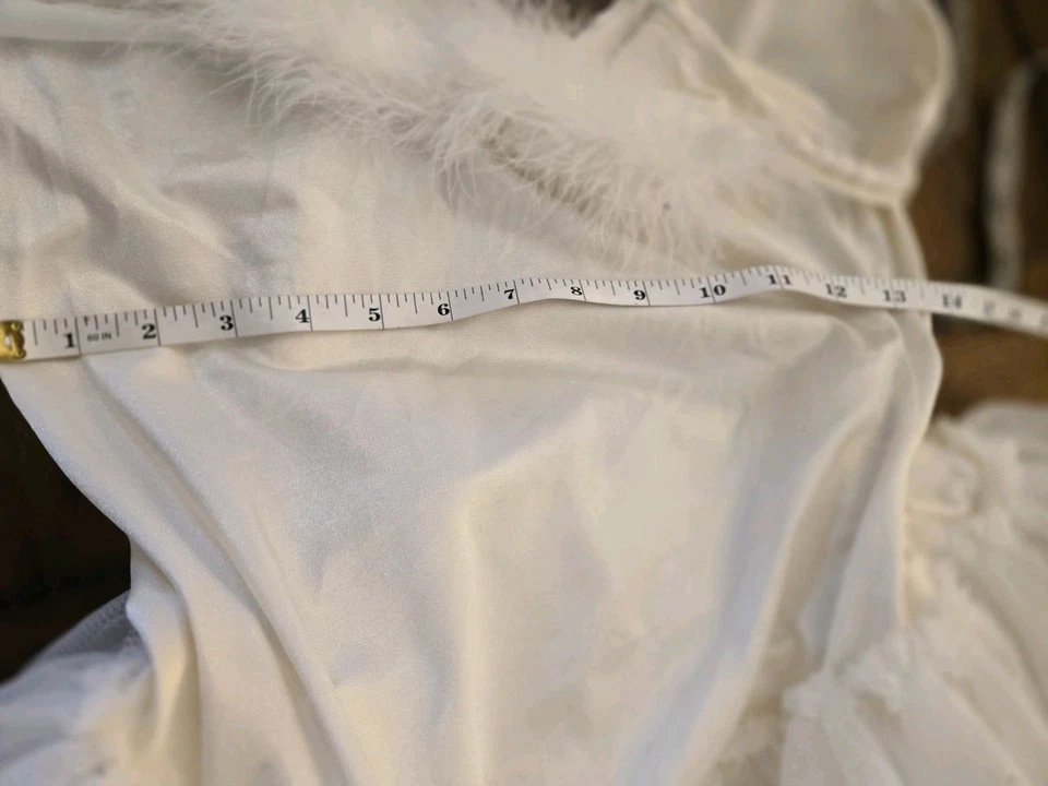 Vestido Disfraz Blanco XL Foto 3 de 4