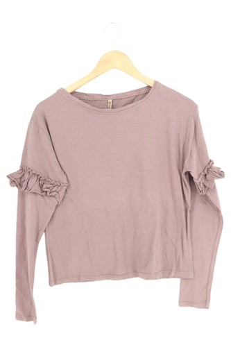 Floerns Maglietta da donna a maniche lunghe raglan a righe