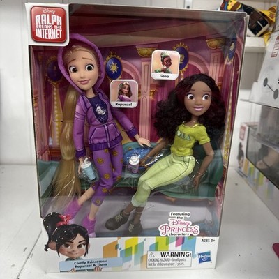 Ralph Breaks The Internet Comfy Disney Princesses Rapunzel & Tiana NEW Near MINT