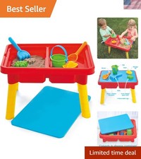 Portable Sand 'n Splash Activity Table - Creative Water Sand Play for Kids