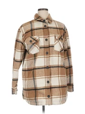 Thread & Supply Women Brown Coat XL