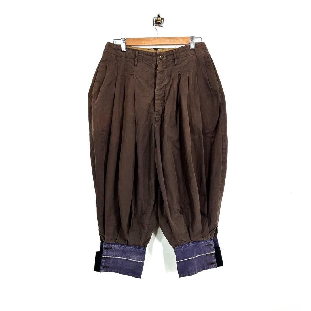 KAPITAL Wide Balloon Pants Sarouel Brown Size 2 
