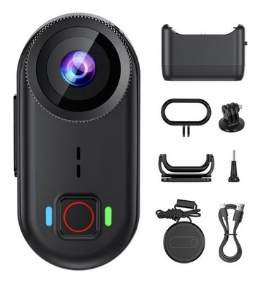 4K MINI WIFI Action Camera Thumb Sport POV Portable Hands-Free EIS Stabilization