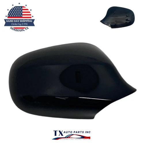 Passenger Side Mirror Cover Cap For 2009-2011 BMW 3 Series E90/E91 Painted Black