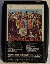 The Beatles- Sgt. Pepper s Lonely Hearts Club Band 8-Track Play Tested Working