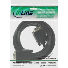 17719B InLine S-VGA Kabel 15pol HD Stecker / schwarz 2m ~D~