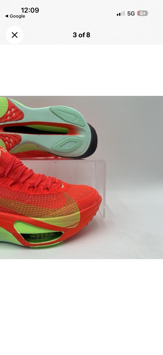Nike Road Racing AF 2025-03 Men's Mesh Running Shoes Red Green