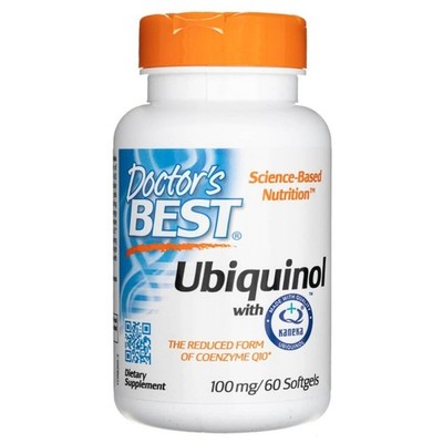 Doctor's Best Ubiquinol mit Kaneka 100 mg 60 Gelkapseln