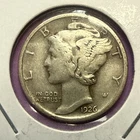 1926 D Mercury 90% Silver Dime From Denver Mint