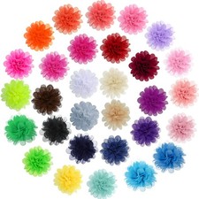 30 Pcs 3.93 Inch Dog Collar Flowers Bulk Dog Collar Charms Pet Flower Bow Tie...