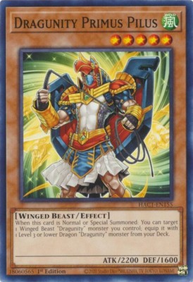 Dragunity Primus Pilus - HAC1-EN155 - Common - 1st Edition - Near Mint