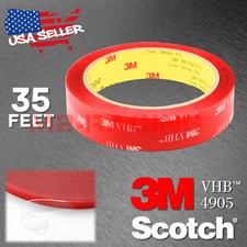 Genuine 3M VHB 4905 Clear Double-Sided Mounting Tape Automotive Car 20mm x 35FT