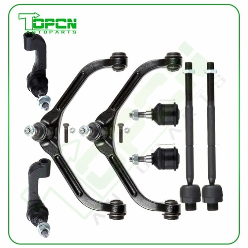 8 Pieces Control Arms Ball Joints Tie Rods Kit Fits 20022004 2005 Jeep