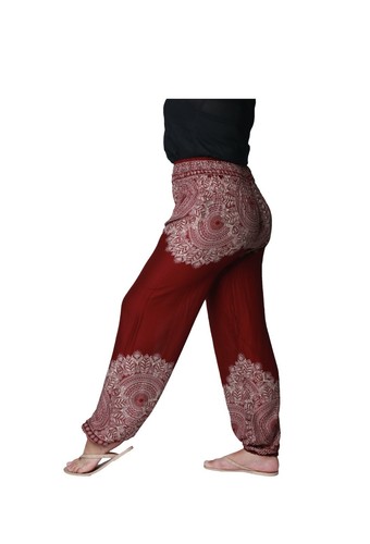 Cintura ahumada Unisex Pantalones de Salón Harén Ropa de Salón Festival Yoga Pijamas Pantalón - Imagen 14 de 18
