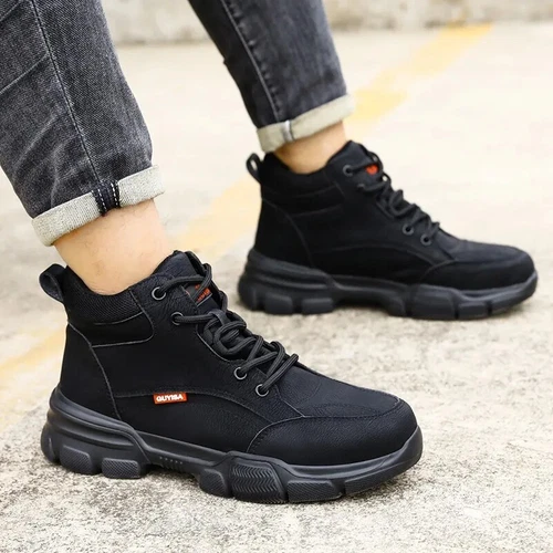 Herren Warm Winter Sicherheitsschuhe Wasserdichte HochTop Arbeitsschuhe - Bild 5 von 24