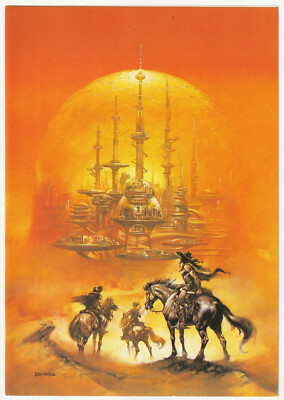   BORIS VALLEJO: Hostage for Hinterland, Verkerke 1979 KLAPPKARTE/ANSICHTSKARTE