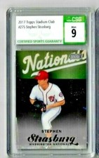 2017 Stadium Club Stephen Strasburg CSG 9
