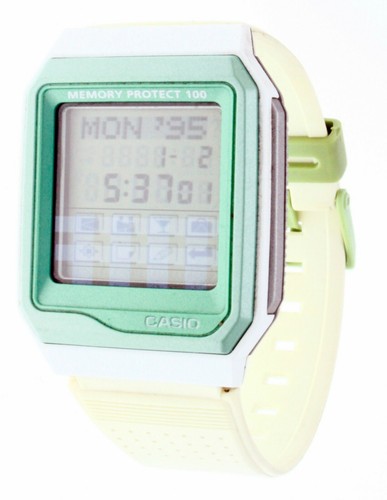 New Rare Vintage Blanca De Resina De Pantalla Táctil Reloj de Muñeca Casio  Data Bank VDB 101IM | eBay