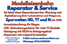 BIETE: Reparatur, Wartung und Digitalisierung für HO,TT und N