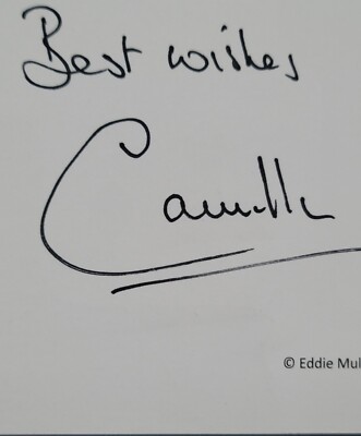 Queen Camilla Signed Autographed Royal Card Duchess of Cornwall