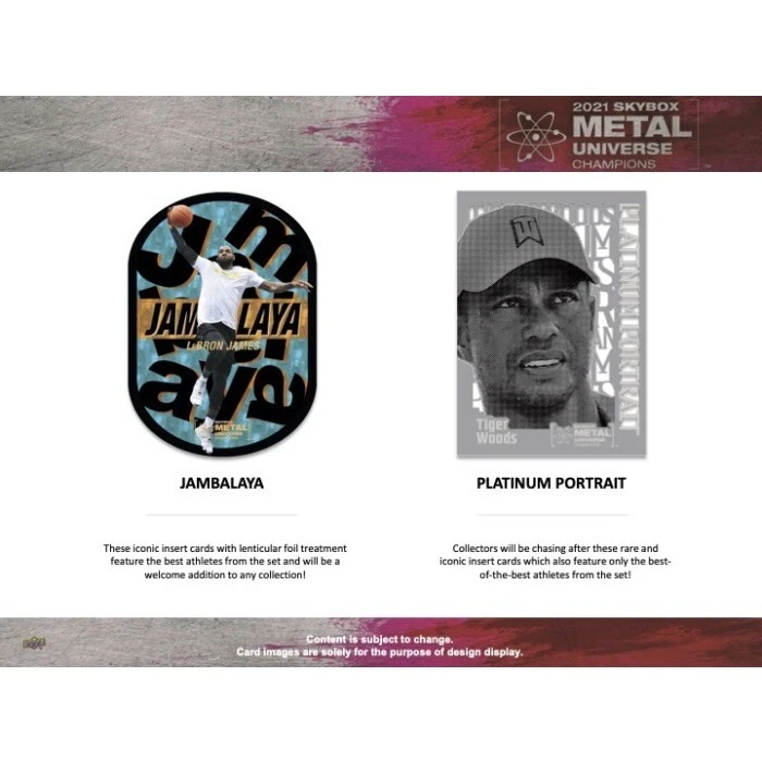 2021 UPPER DECK SKYBOX METAL UNIVERSE CHAMPIONS MULTI SPORT HOBBY BOX SEALED - Image 4 of 4