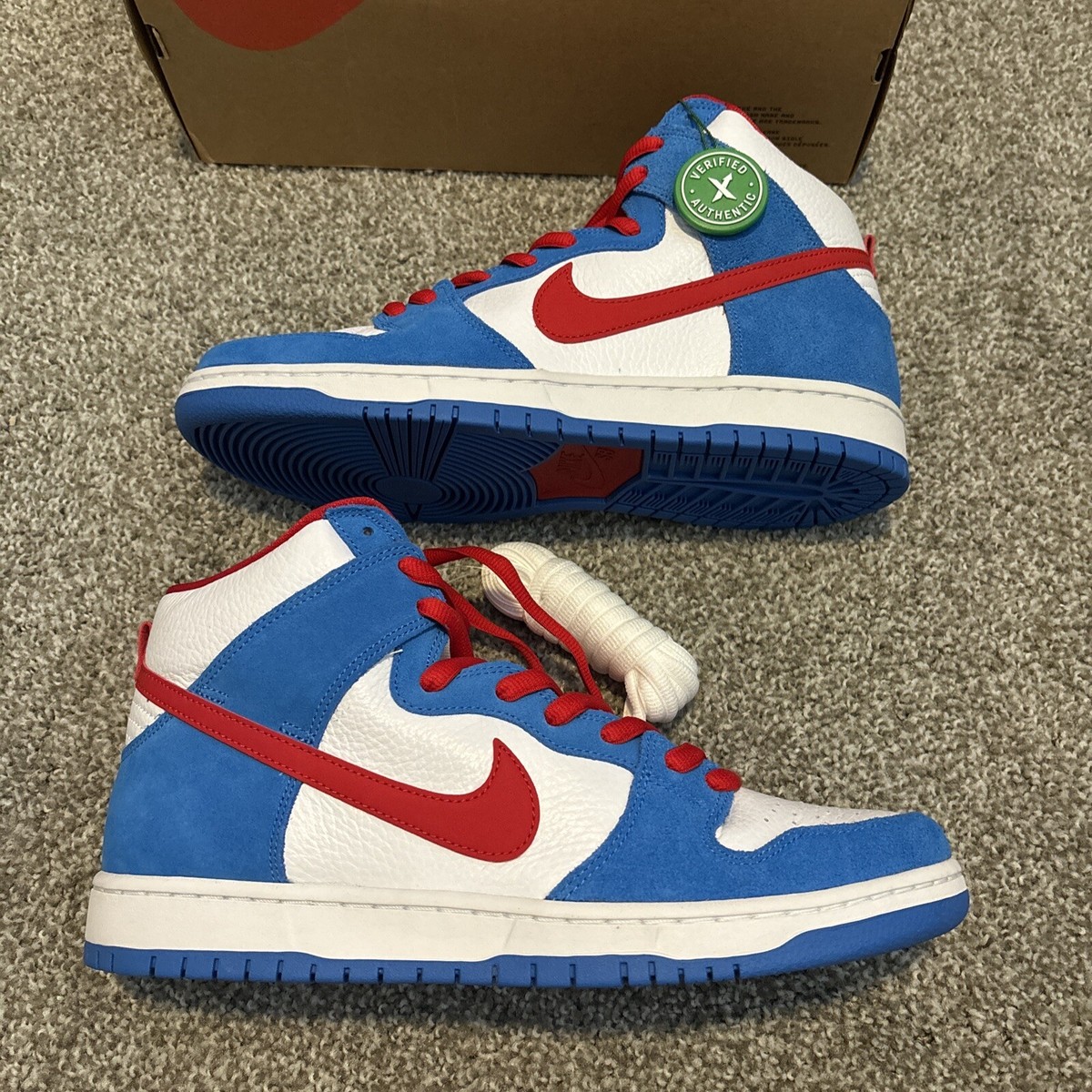 Size 12 - Nike Dunk SB High Doraemon Dunk Pro ISO Rare New In Box