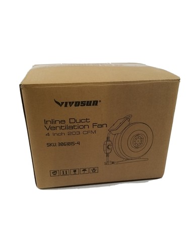 Vivosun 4 Inch 195 Cfm Inline Duct 