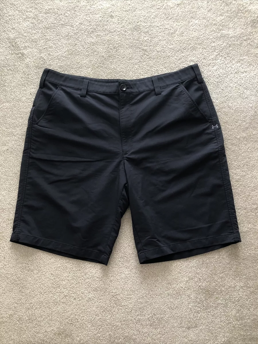 UNDER ARMOUR 1236343 Leaderboard black stretchy activewear golf