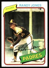 1980 Topps Randy Jones #305 San Diego Padres