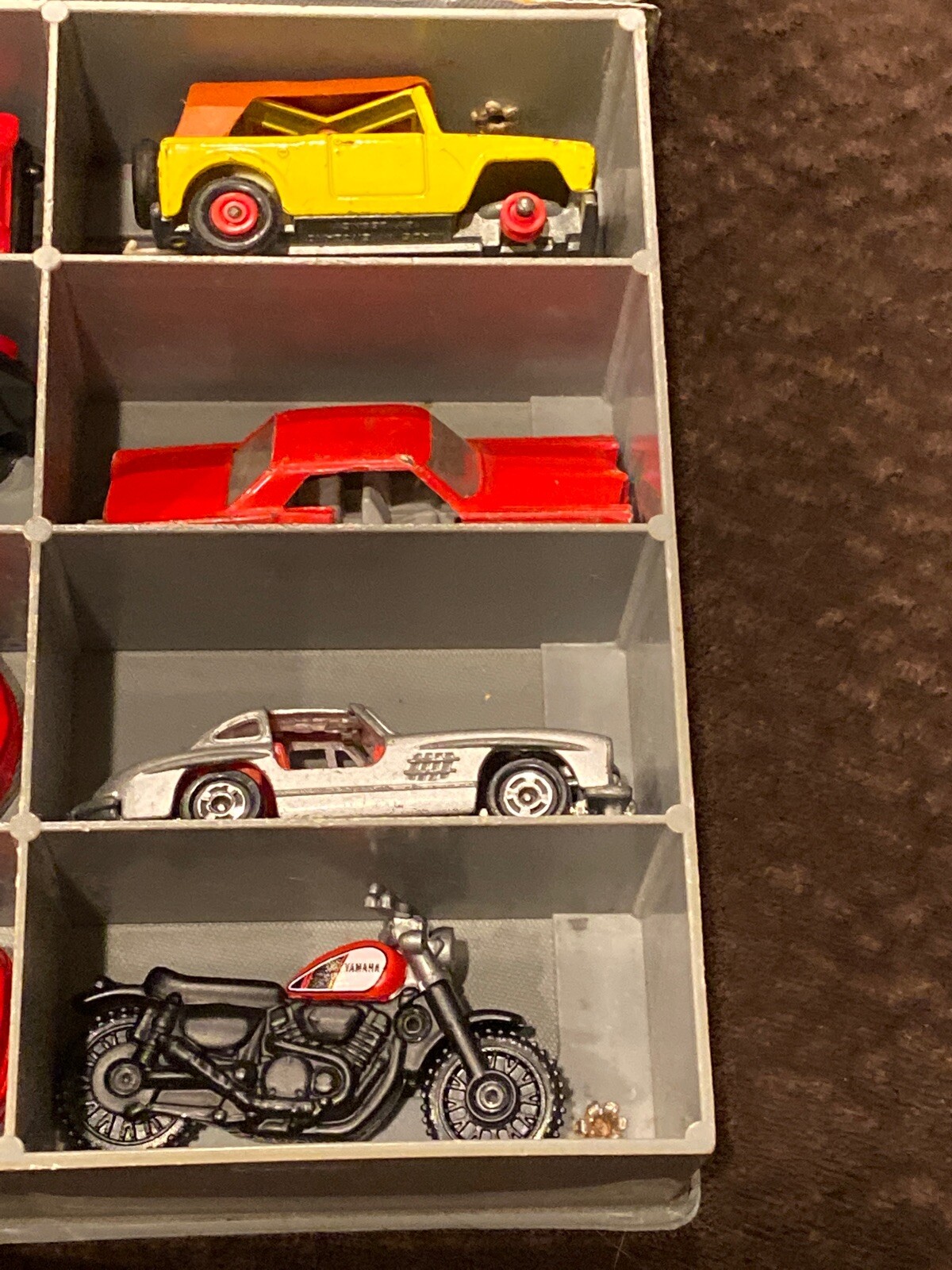 1966 Mattel Miniature Car Collectors 12 Car Case + 12 CARS eBay