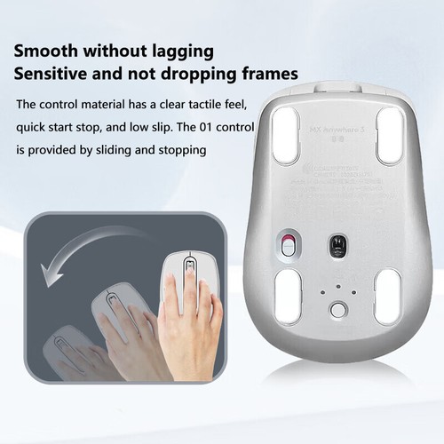 1 Set Anti-Slip Mouse Foot Sticker Pad Mouse Skates For Logitech MX ANYWHERE _yi - Afbeelding 5 van 13