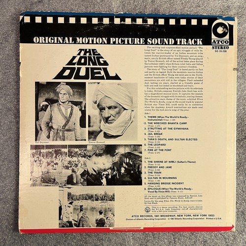 DAS LANGE DUELL: Film-Soundtrack-LP 1967 ATCO Yul Brynner Trevor Howard - Bild 2 von 22