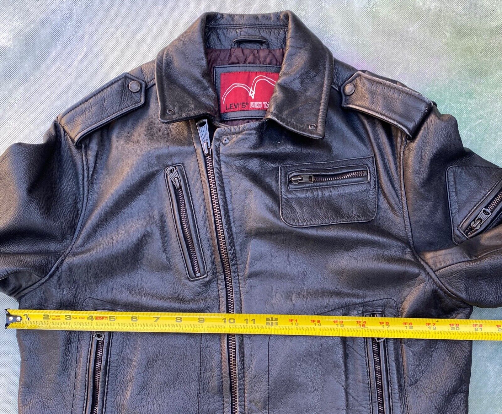 Vintage Levi's Red Tab Men's Leather Jacket Size S.