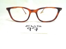 Nos AUSTRALIAN OPTICAL Eyeglass Frame Aussie 47 Dark Havana Italy EWQ-97 
